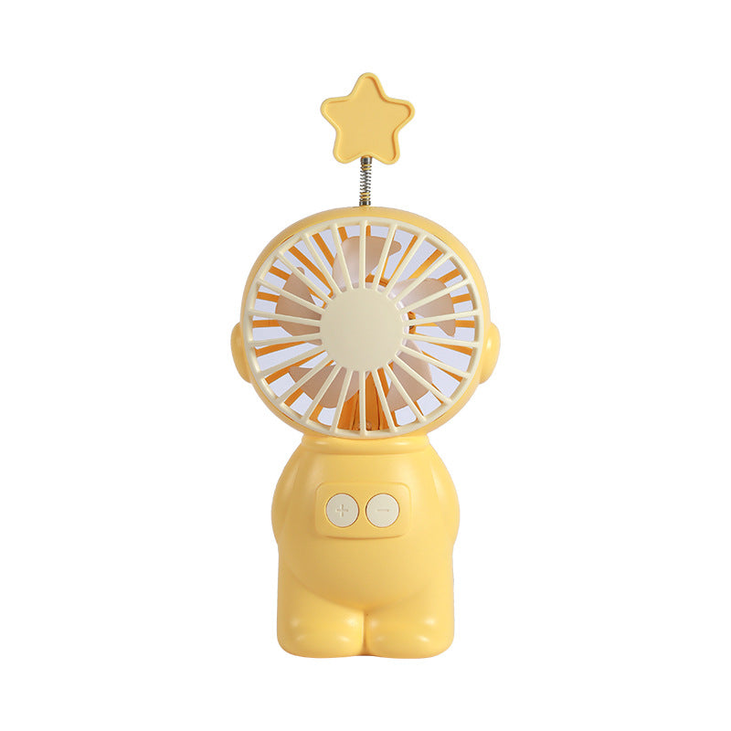 Unisex Portable Mini Fan in Creative Figure Design Bowlift
