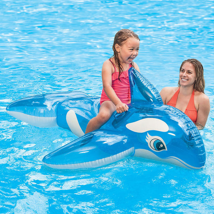 Women Inflatable Dolphin Play Island Bowlift