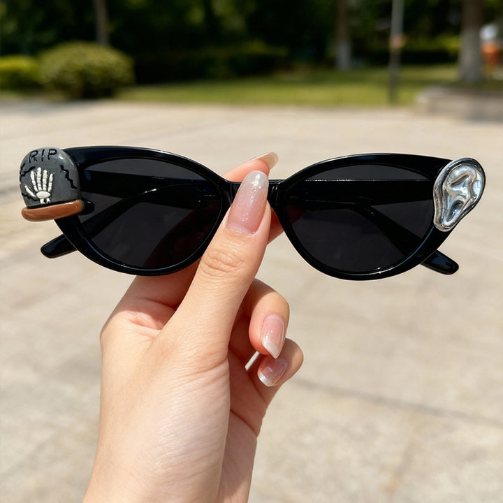 Novelty Cat-Eye Sunglasses Bowlift