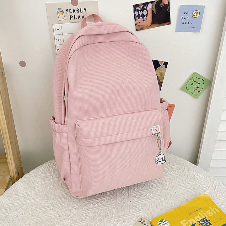 Casual Ruffled Texture Backpack