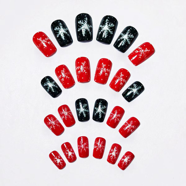 Themed Winter Holiday Nail Art Bowlift