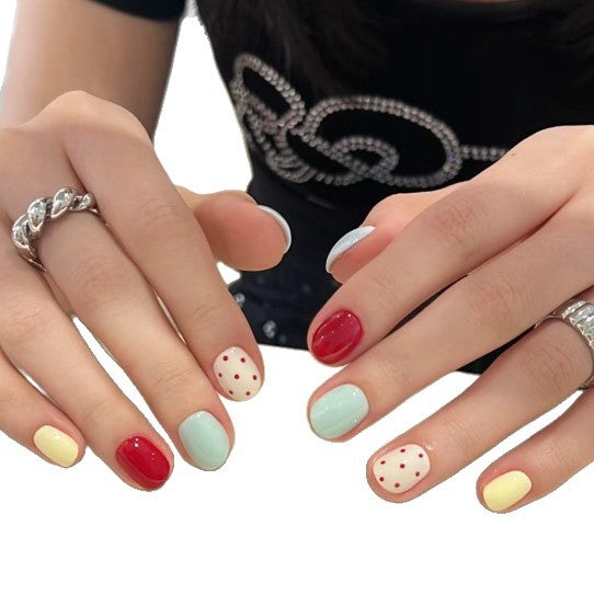 Glossy Ombre Press-On Nails Set Bowlift