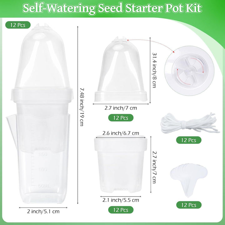 Self-Watering Seed Starting Pot Set Bowlift