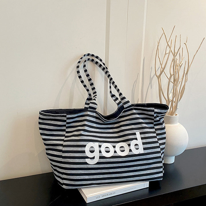 WoSpacious Canvas Beach Tote Bag Bowlift