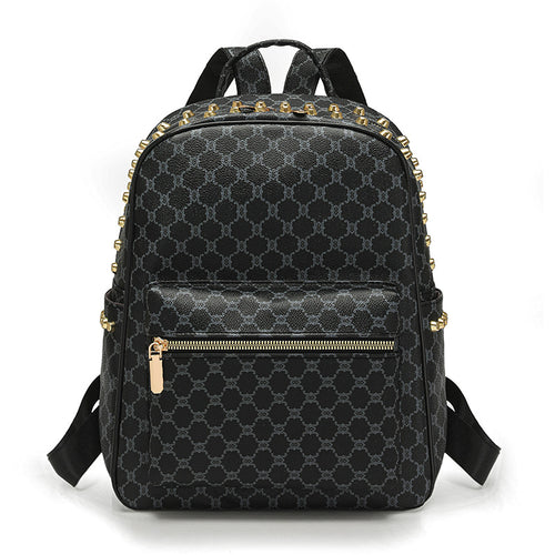 Trendy Spiked Backpack