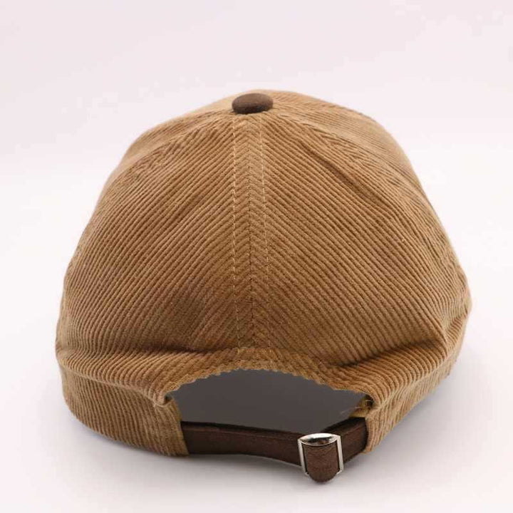 Unisex Textured Corduroy Baseball Cap Bowlift