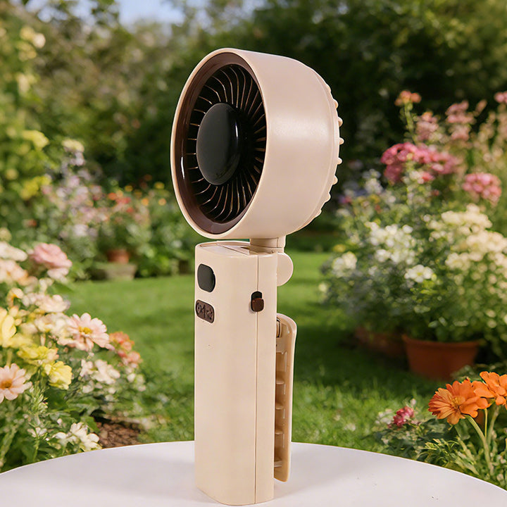 Women portable USB fan with innovative design Bowlift