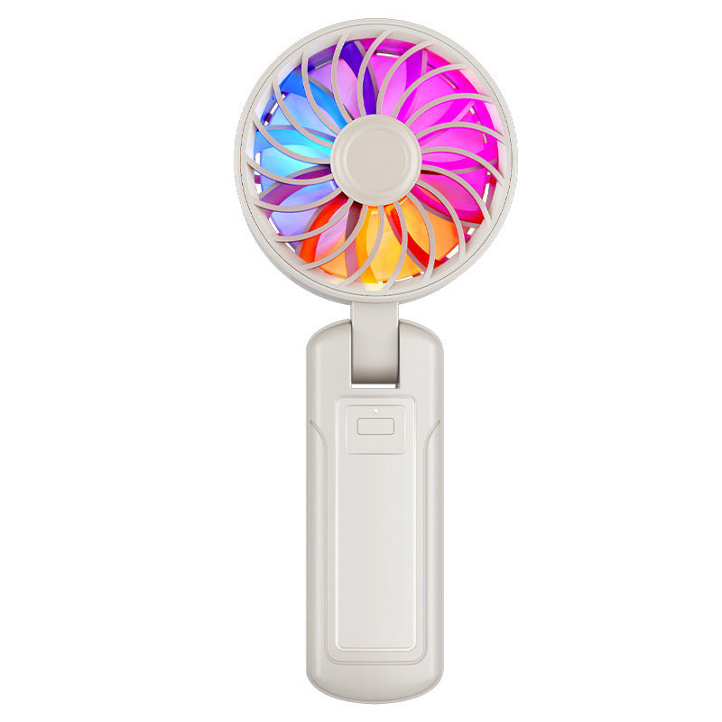 Women's wearable LED fan with ergonomic design Bowlift