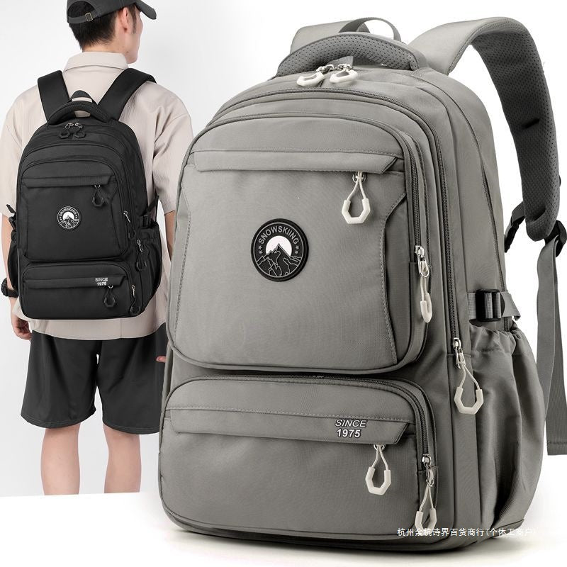 Multifunctional Backpack with Ergonomic Design and Large Capacity Bowlift
