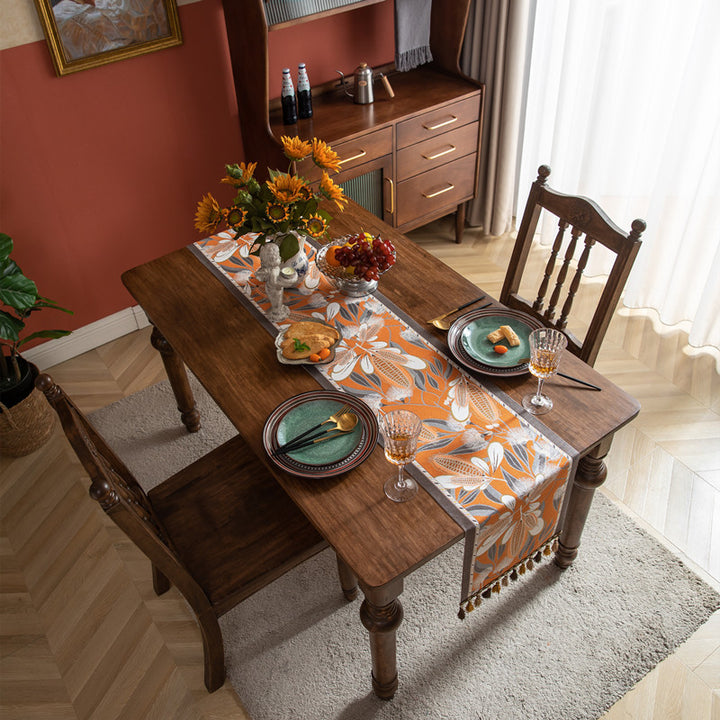 Floral Pattern Table Runner