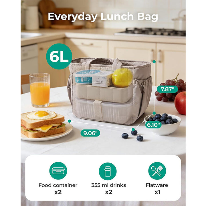 Insulated Picnic Cooler Tote Bowlift