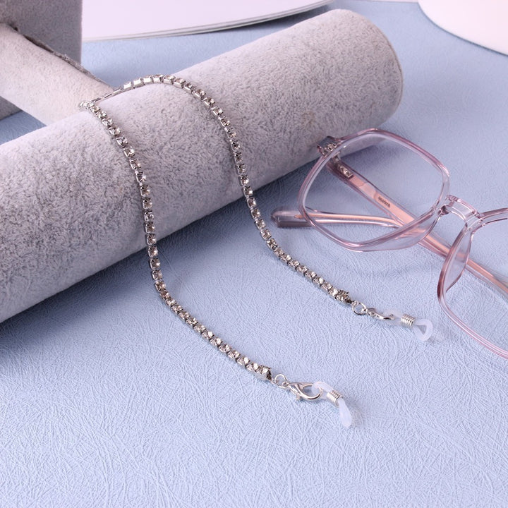 Sparkling Rhinestone Eyewear Chain Bowlift