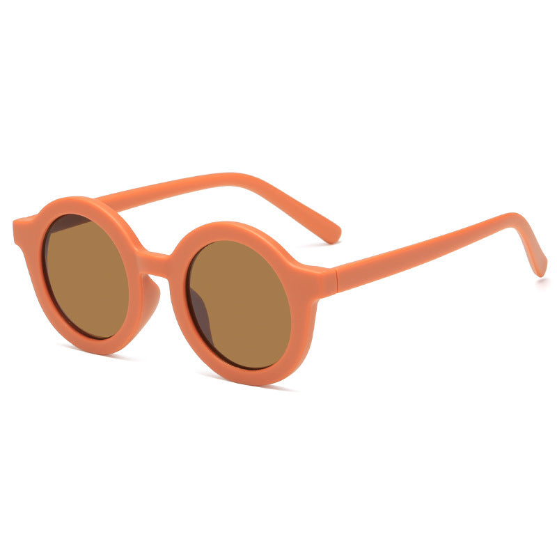 Women's stylish round sunglasses with modern plastic frame Bowlift