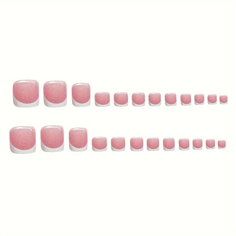 Elegant Press-On Nail Art Set Bowlift