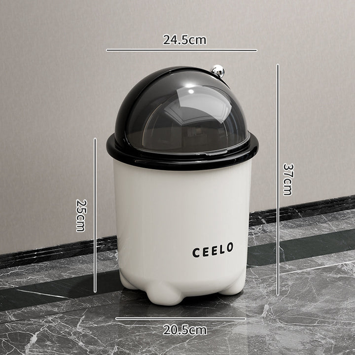 Stylish Modern Trash Can with Lid Bowlift