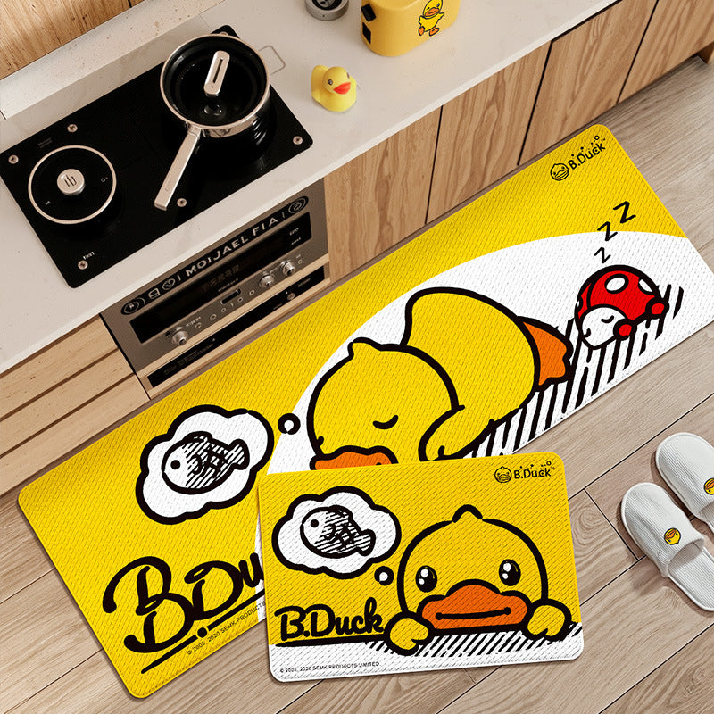 Cartoon Character Kitchen Mat Set Bowlift