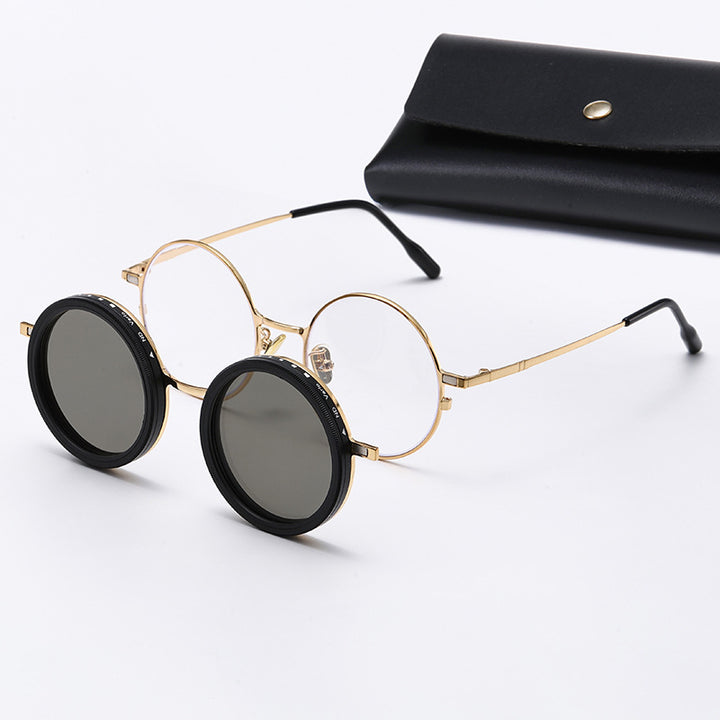Women multifunctional sunglasses with removable lenses Bowlift