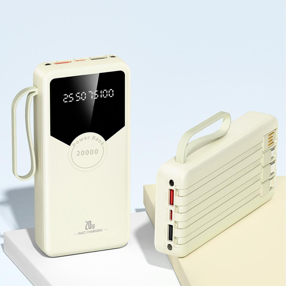 Power bank with fast charging function and LED display Bowlift