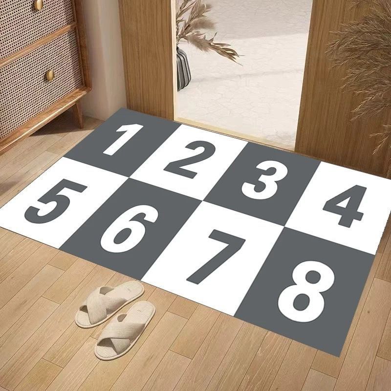 Numbered Welcome Mat