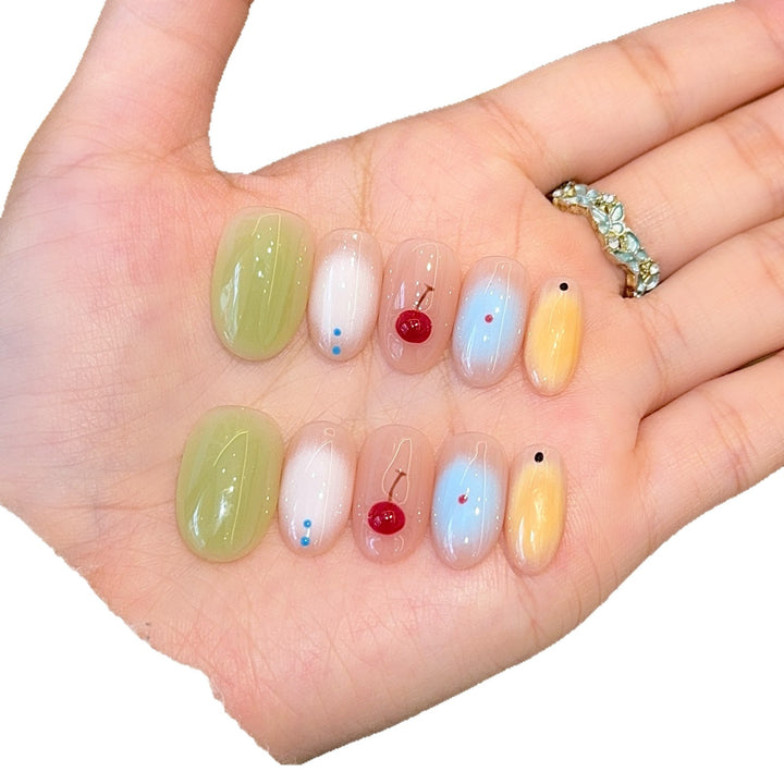 Art Nail Design with Cheerful Fruit Motif Bowlift