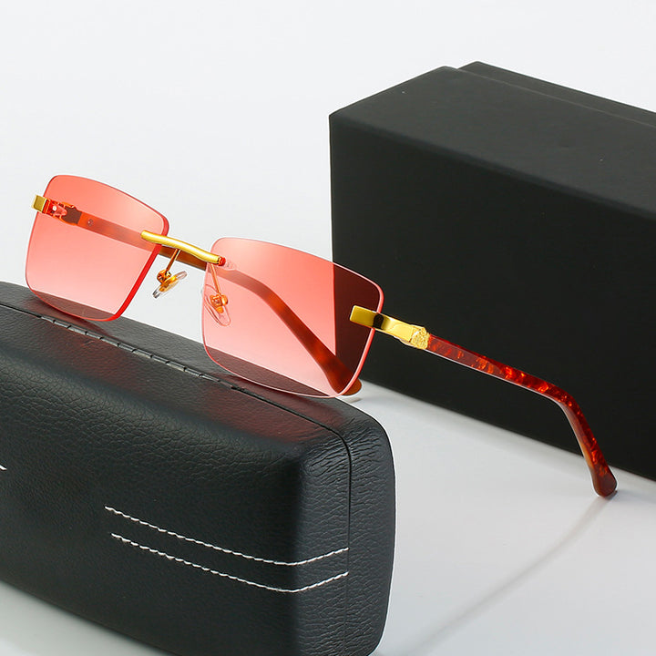 Ladies fashionable rectangular corrective glasses Bowlift