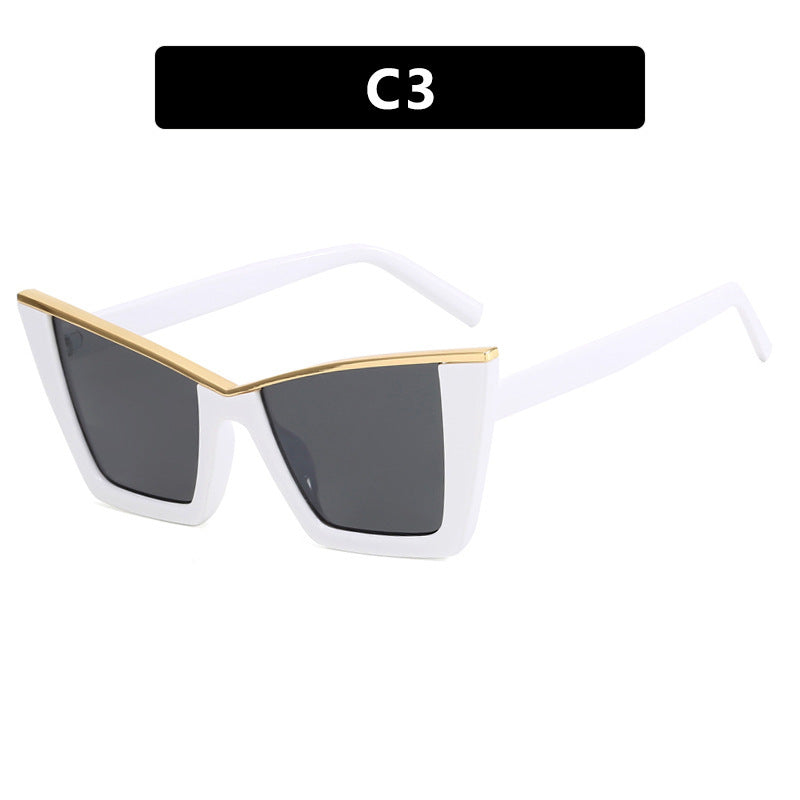 Women's fashionable sunglasses with a unique geometric frame Bowlift