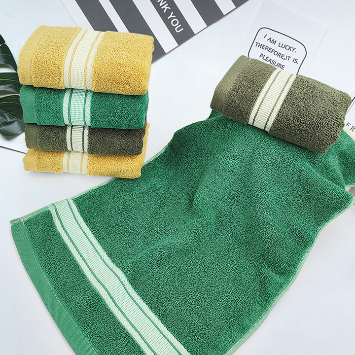 High-Quality Terry Bath Towel With Elegant Border Bowlift