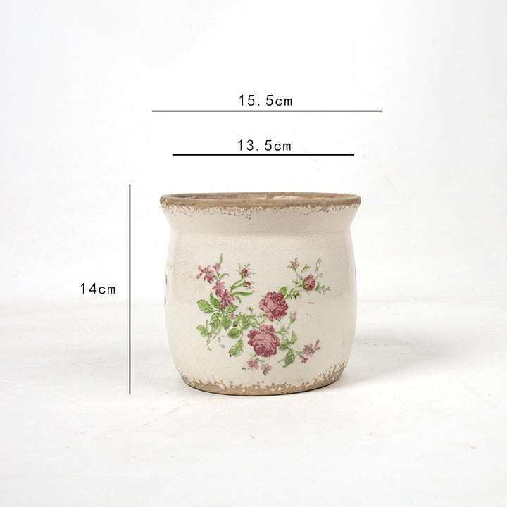 Decorative ceramic plant container with artistic design Bowlift