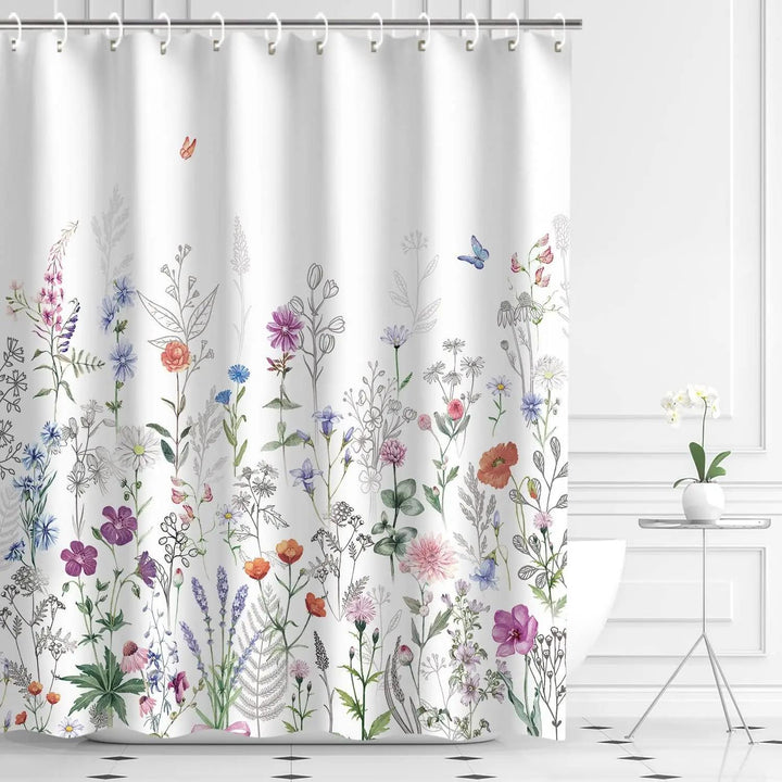 Botanical Garden Shower Curtain Bowlift