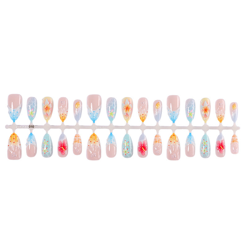 Artistic Floral Nail Art Set Bowlift