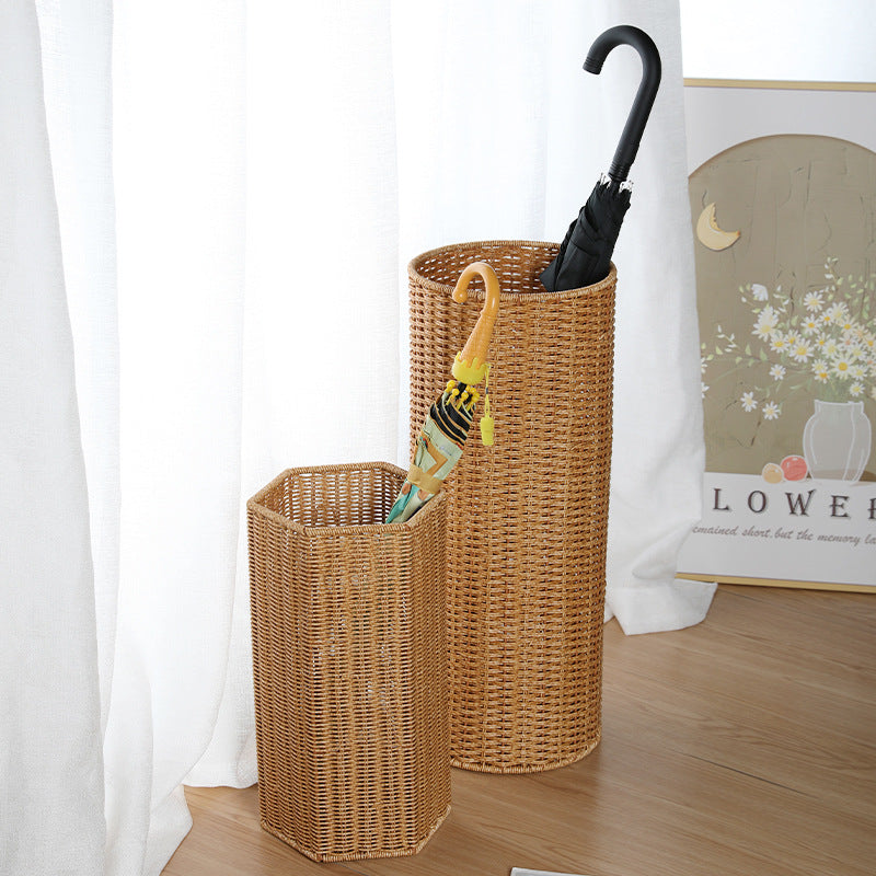 Unisex Handwoven Storage Basket with Hexagonal Shape Bowlift