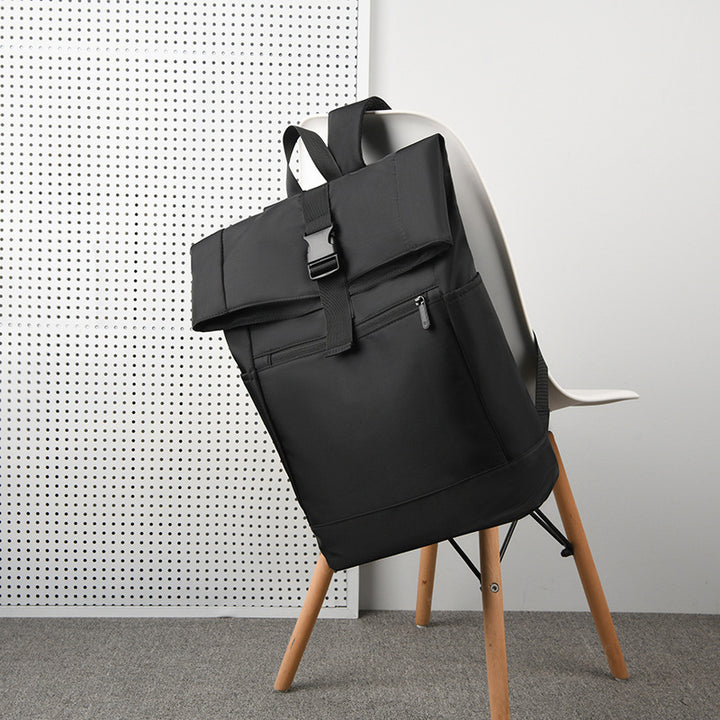 Backpack with Innovative Rolltop Closure Bowlift