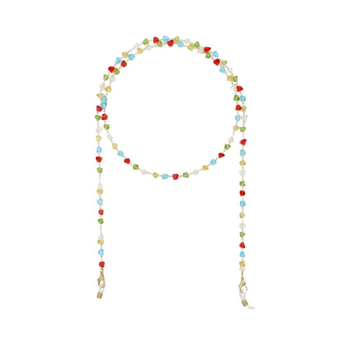 Artistic Gemstone Eyewear Chain Bowlift