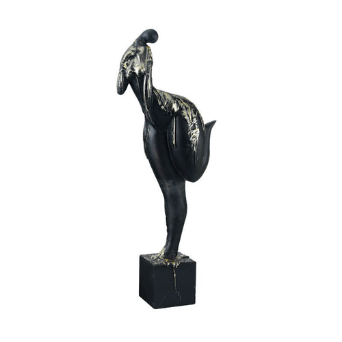 Abstract Decorative Flamingo Sculpture