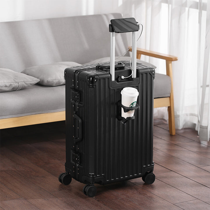 Unisex Smart Travel Suitcase with USB Charging Port Bowlift