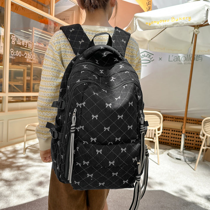 Stylish Quilted Backpack Bowlift