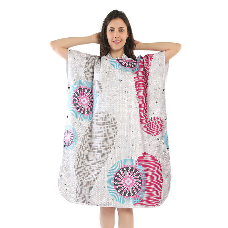 Beach dress with tropical print Bowlift