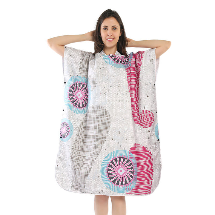 Beach dress with tropical print Bowlift