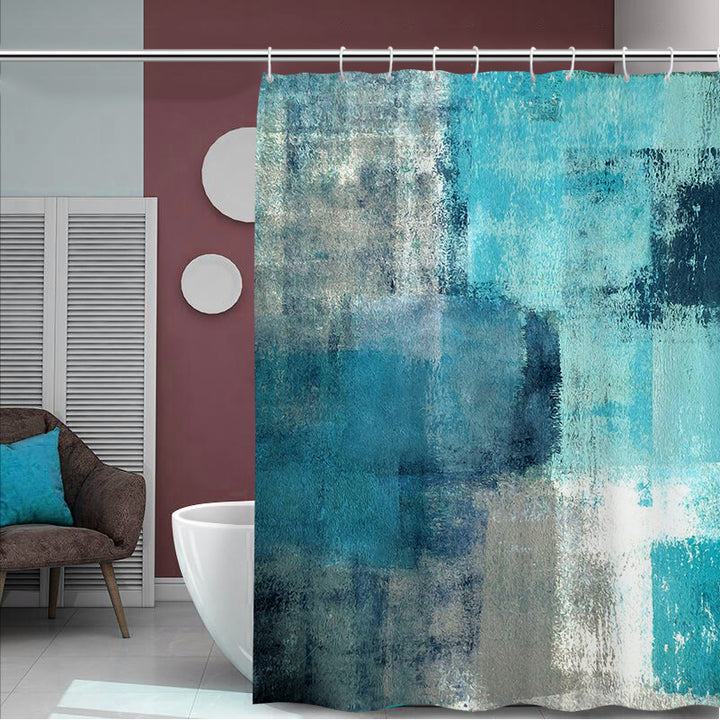 Artistic Shower Curtain Bowlift