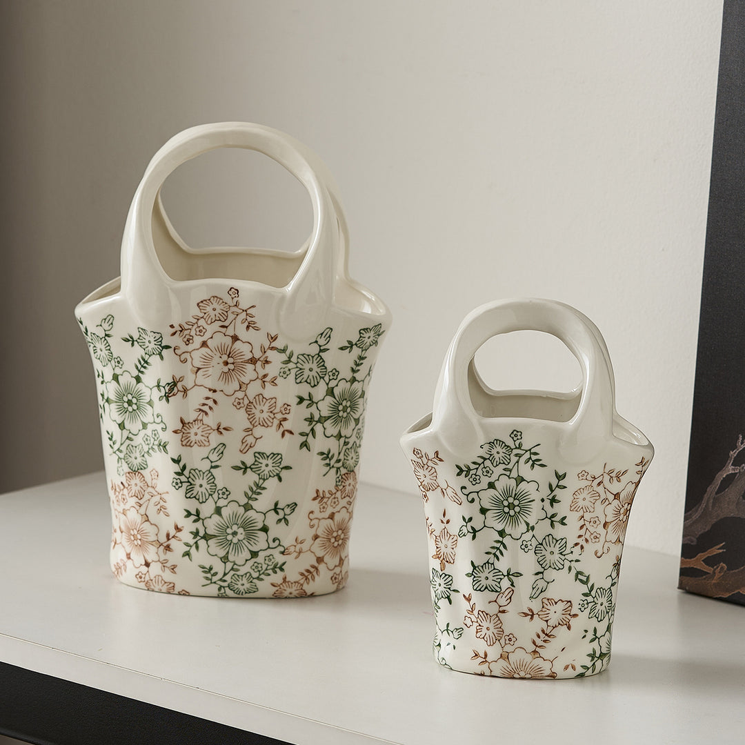 Flower basket with two handles Bowlift