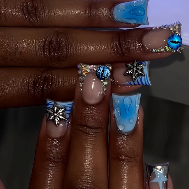 3D Artistic Gel Nail Design Bowlift