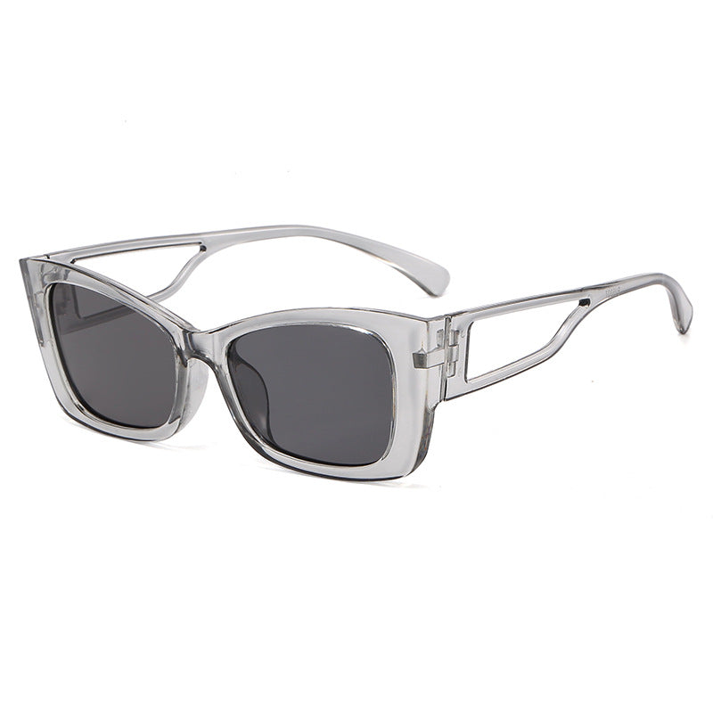 Ladies trendy geometric sunglasses with square frame Bowlift