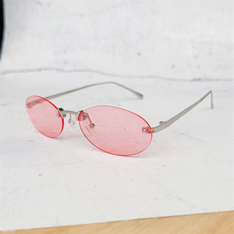 Minimalist Oval Frame Glasses Bowlift