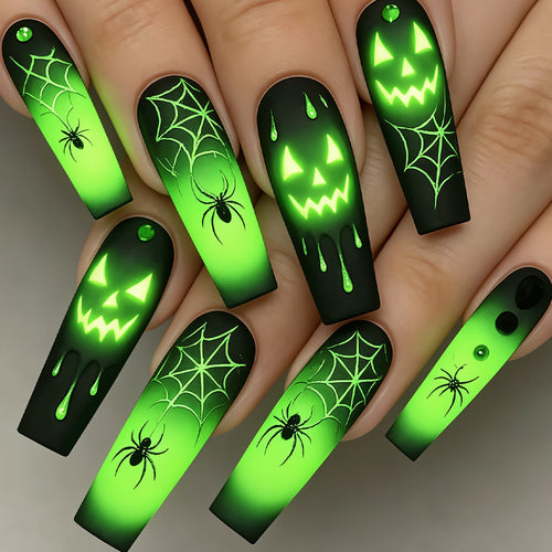 Halloween Themed Glow-in-the-Dark Nail Art Set Bowlift