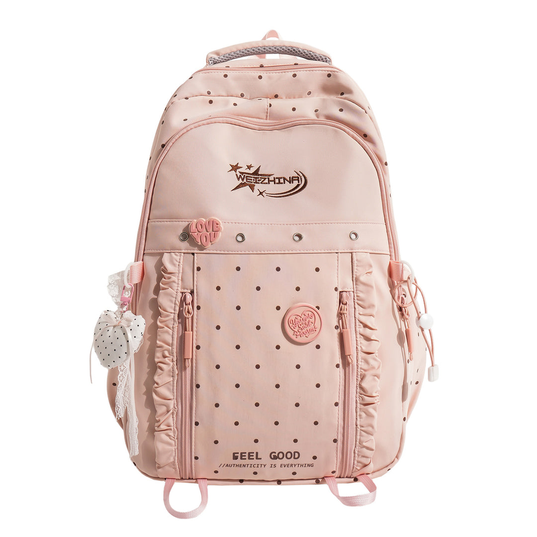 Stylish Dotted Backpack Bowlift
