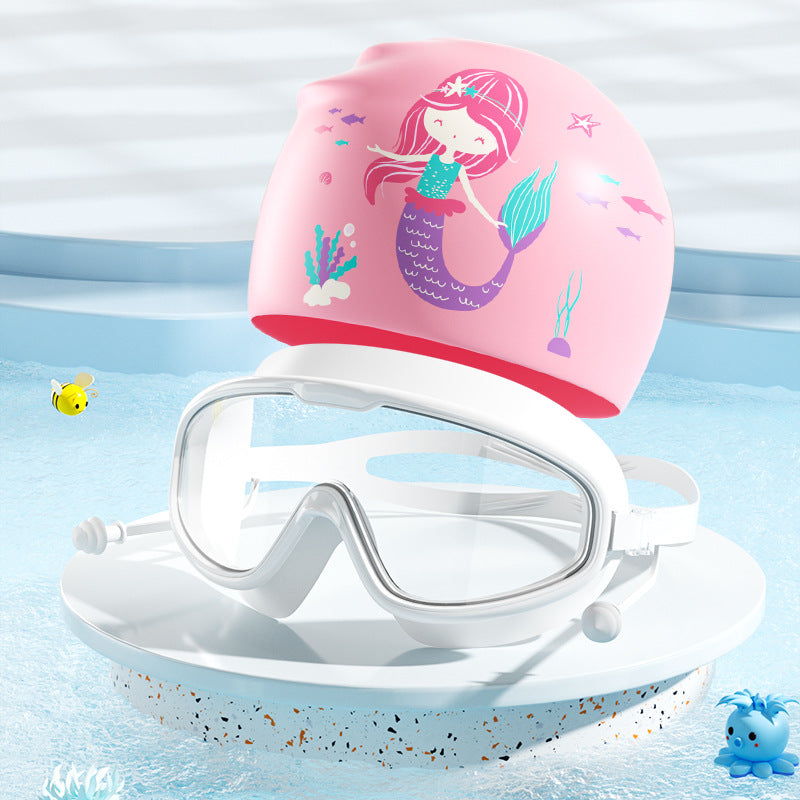 Kids Fun Tiger-Themed Swim Set Bowlift