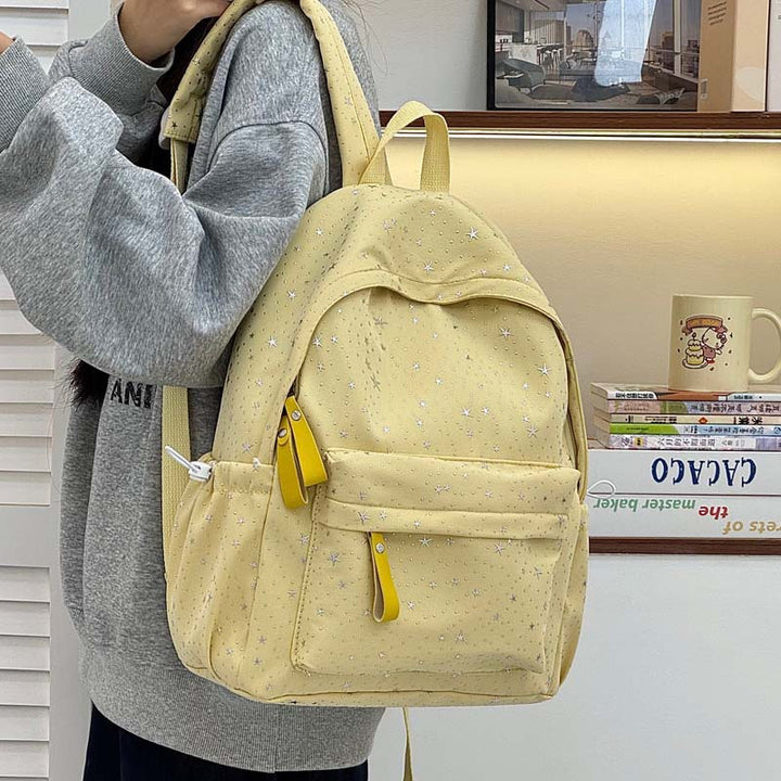 Star-Embellished Backpack Bowlift