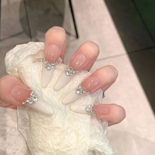 Elegant Stiletto Press-On Nail Art Set Bowlift