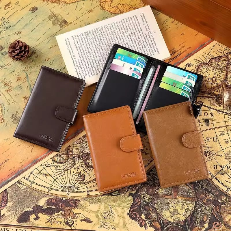 RFID-Blocking Leather Card Holder Bowlift