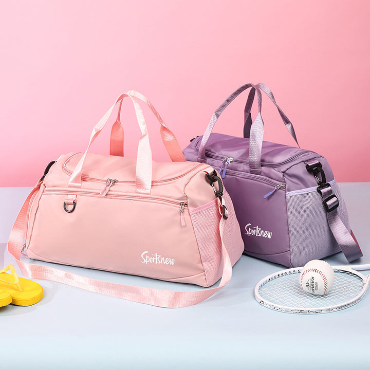 Sporty travel bag with multifunctional inner compartment Bowlift
